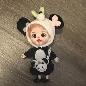 Adorable ball joint doll Panda-Themed Plush Doll